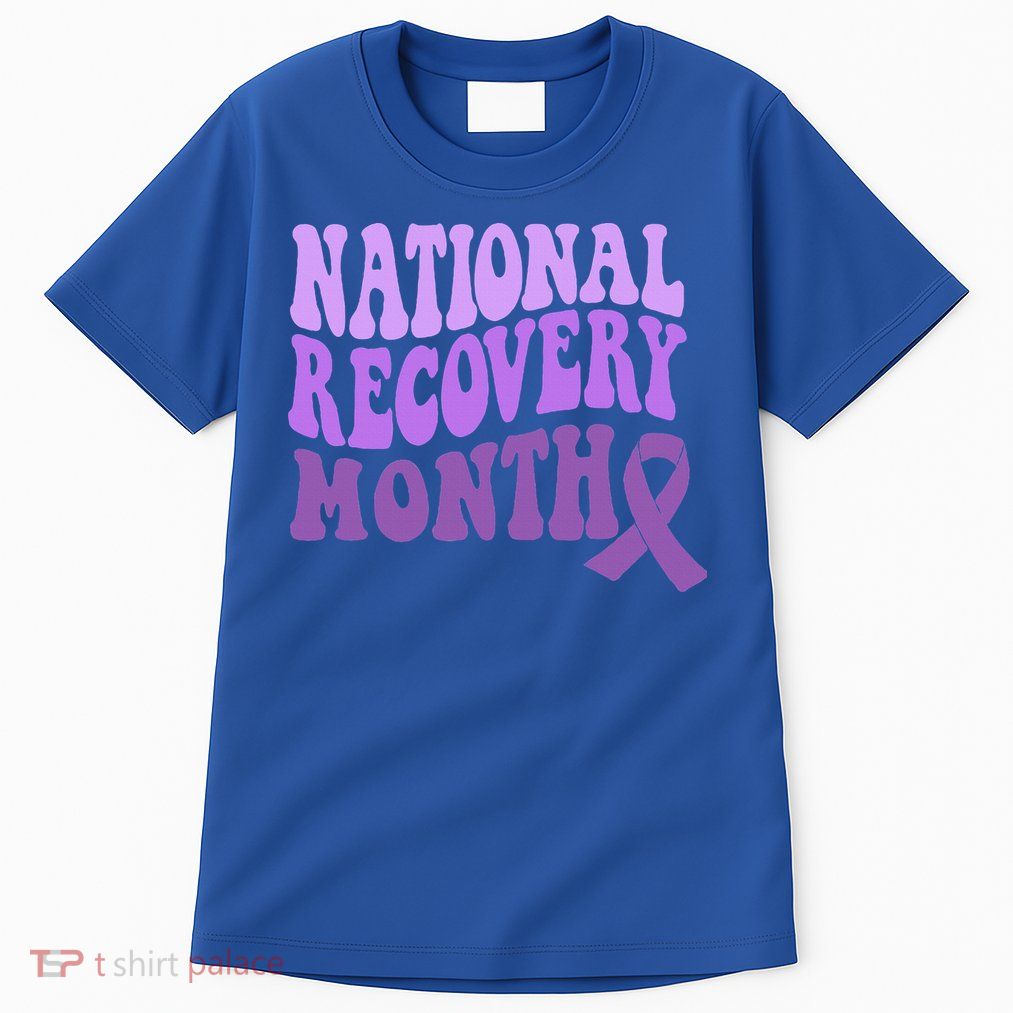 Warrior National Recovery Month Addiction Recovery Awareness Tall T-Shirt