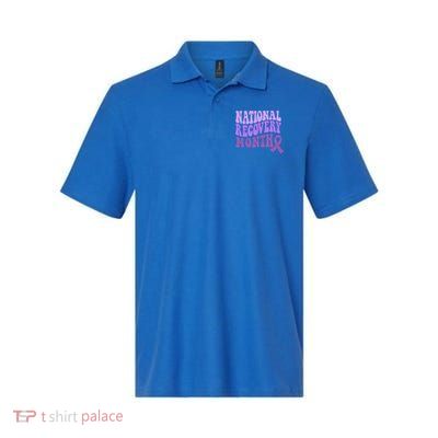 Warrior National Recovery Month Addiction Recovery Awareness Polo