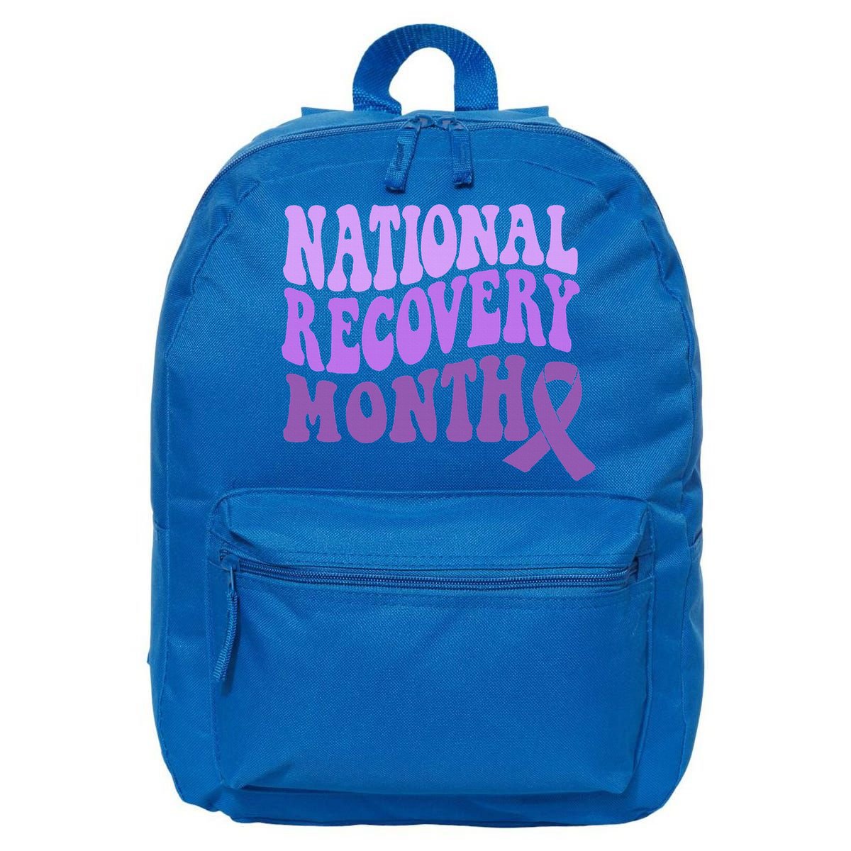 Warrior National Recovery Month Addiction Recovery Awareness 16 in Basic Backpack