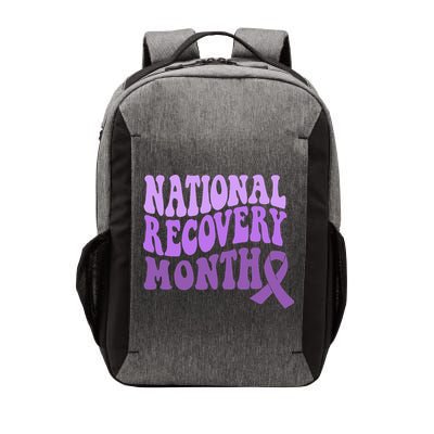 Warrior National Recovery Month Addiction Recovery Awareness Vector Backpack