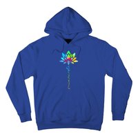 Wo Namaste Rainbow Dala Lotus Flower Meditation Yoga Meaningful Gift Hoodie