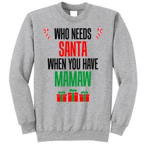 Who Needs Santa When You Have Mamaw Cool Gift Sweatshirt