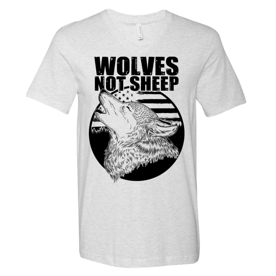 Wolves Not Sheep V-Neck T-Shirt