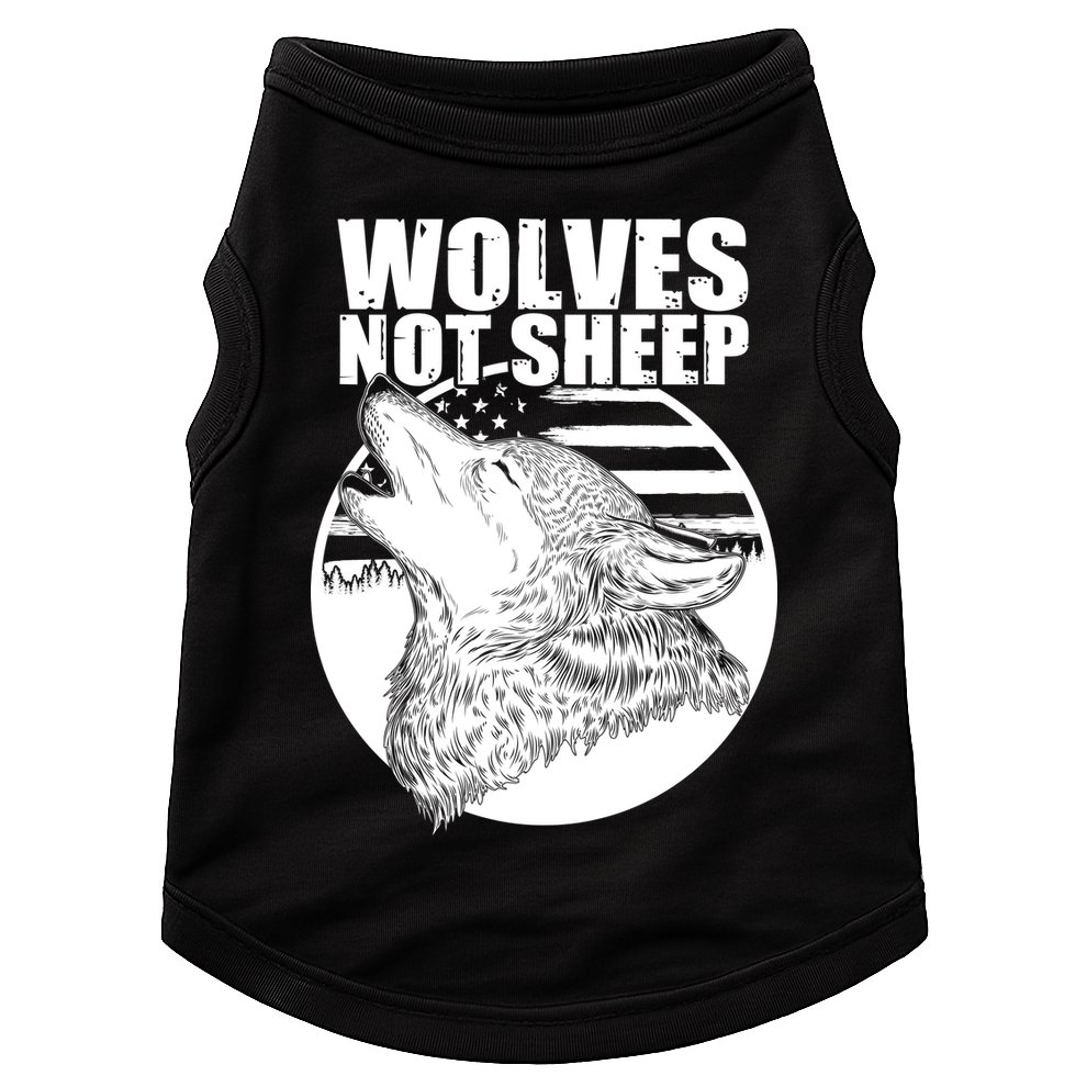 Wolves Not Sheep Doggie Tank