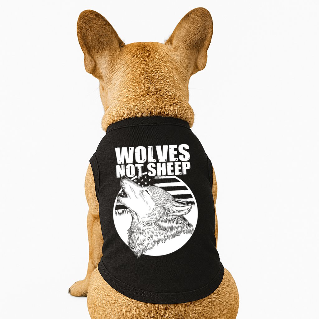 Wolves Not Sheep Doggie Tank