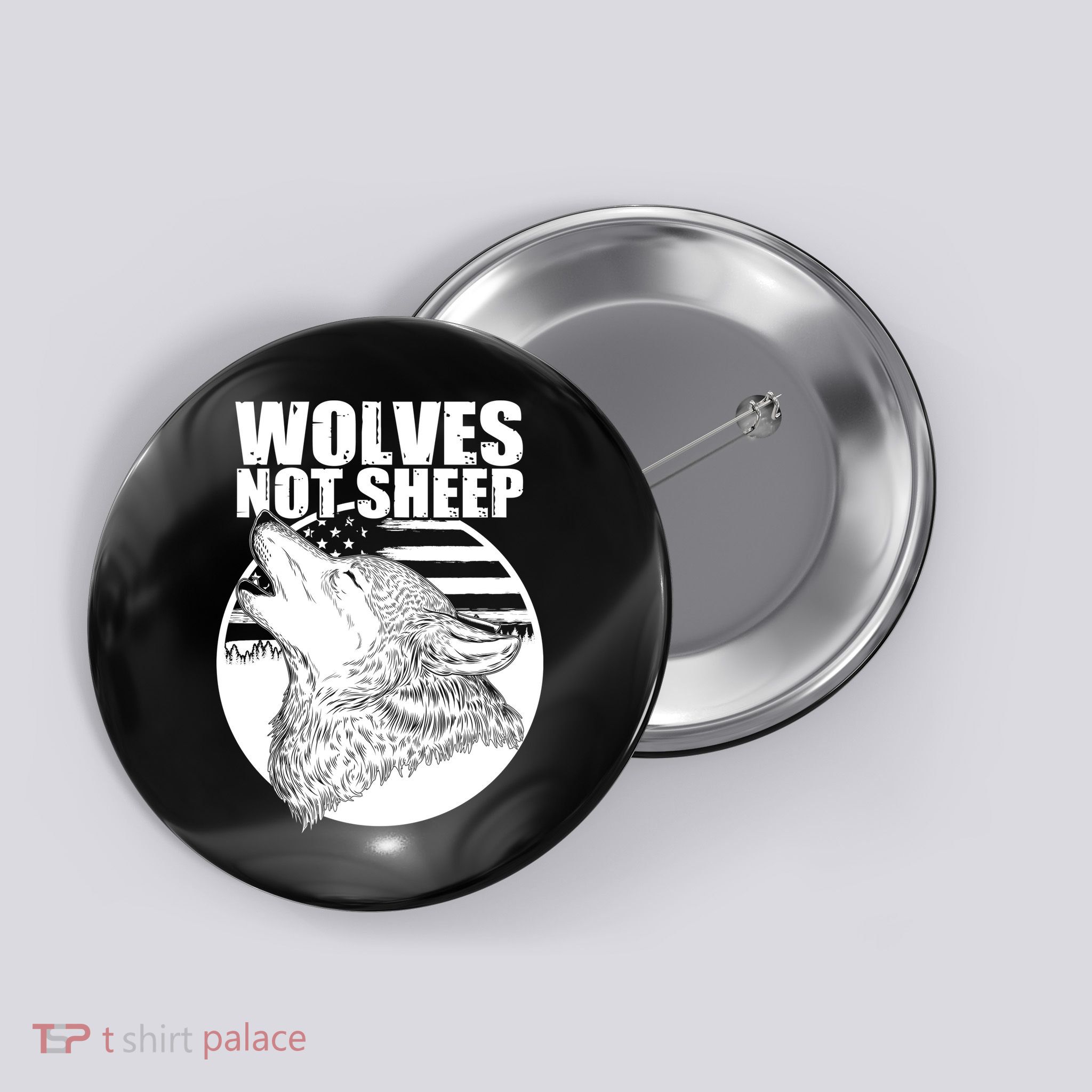 Wolves Not Sheep Button