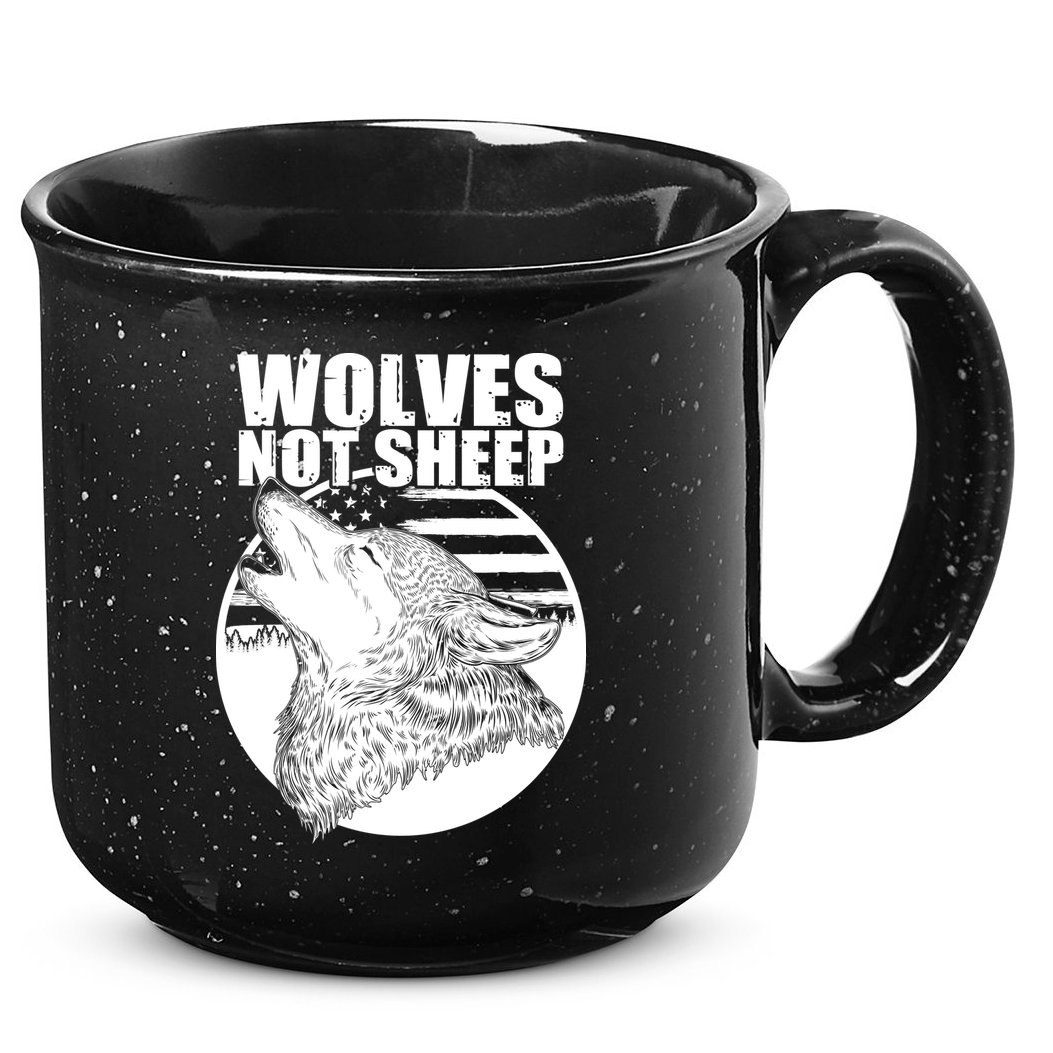 Wolves Not Sheep 15oz Campfire Ceramic Mug