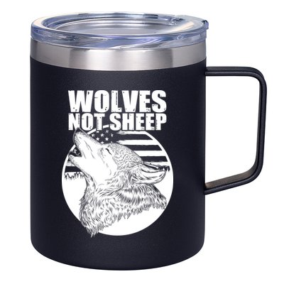 Wolves Not Sheep 12oz Stainless Steel Coffee Mug