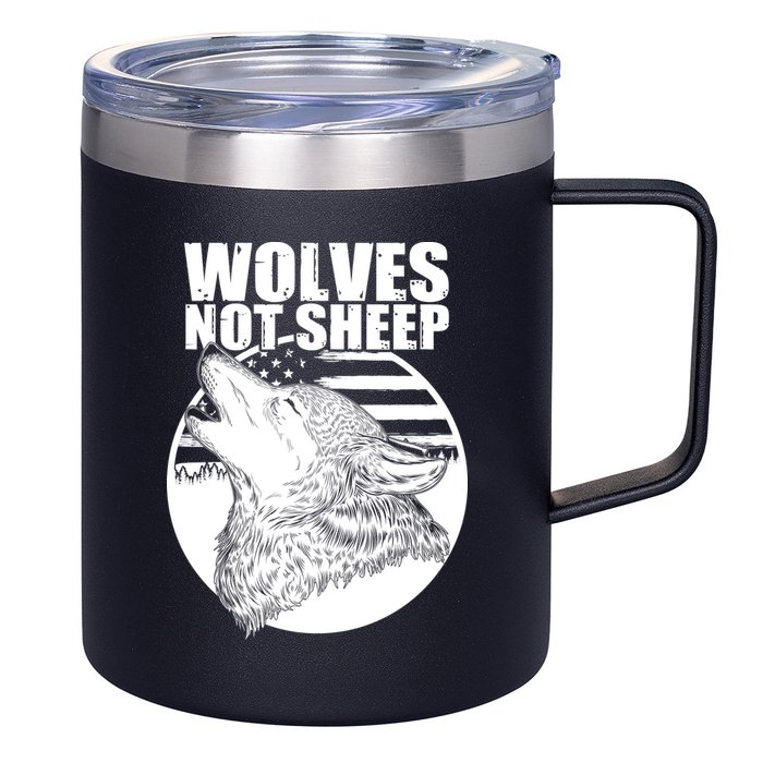 Wolves Not Sheep 12oz Stainless Steel Coffee Mug