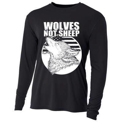 Wolves Not Sheep Cooling Performance Long Sleeve Crew