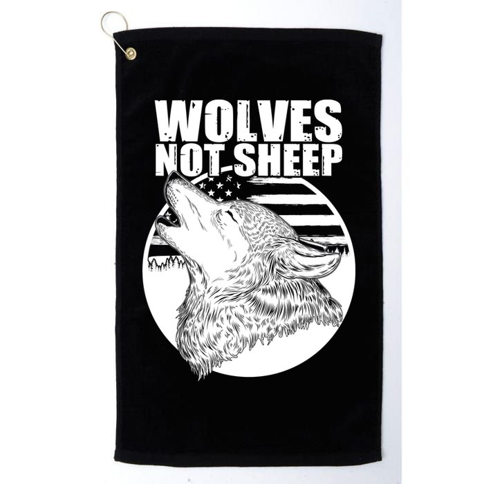 Wolves Not Sheep Golf Towel