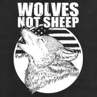 Wolves Not Sheep Golf Towel