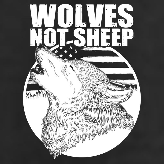 Wolves Not Sheep Golf Towel