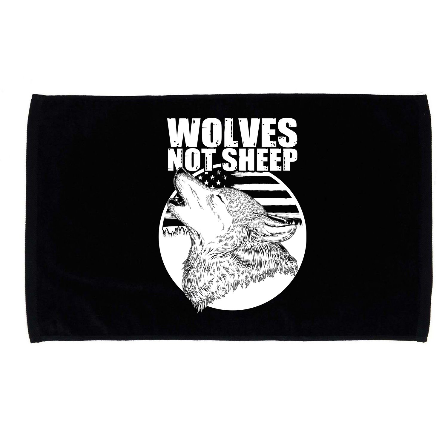 Wolves Not Sheep Microfiber Hand Towel