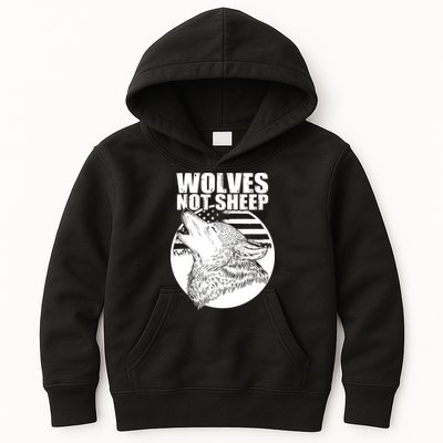 Wolves Not Sheep Kids Hoodie