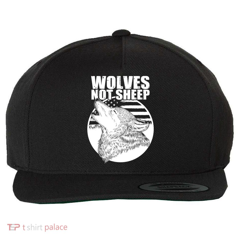 Wolves Not Sheep Wool Snapback Cap