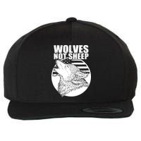 Wolves Not Sheep Wool Snapback Cap