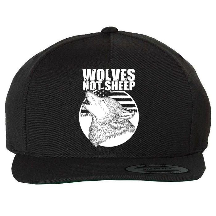 Wolves Not Sheep Wool Snapback Cap
