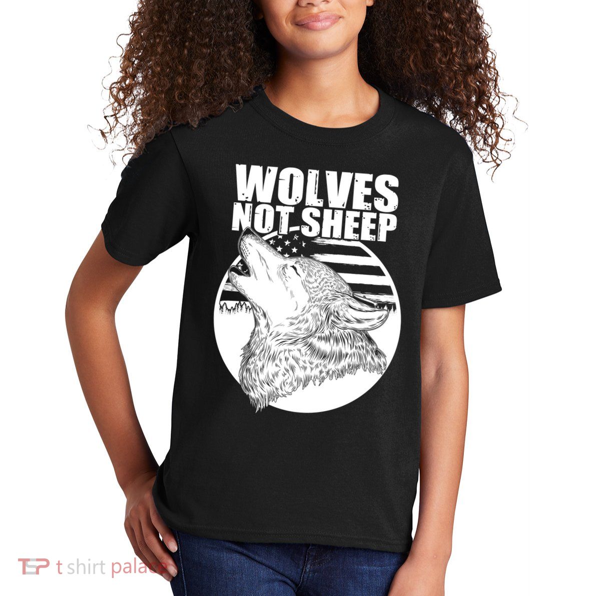 Wolves Not Sheep Kids T-Shirt