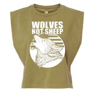 Wolves Not Sheep Garment-Dyed Women's Muscle Tee