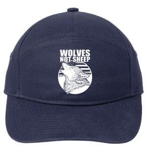 Wolves Not Sheep 7-Panel Snapback Hat