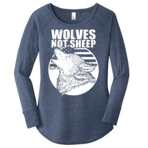 Wolves Not Sheep Women's Perfect Tri Tunic Long Sleeve Shirt