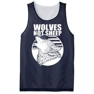 Wolves Not Sheep Mesh Reversible Basketball Jersey Tank