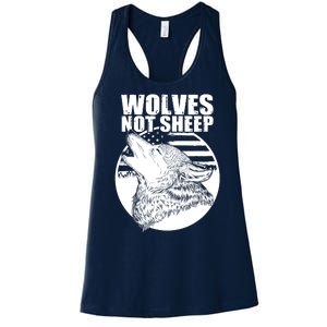 Wolves Not Sheep Women's Racerback Tank