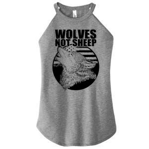 Wolves Not Sheep Women's Perfect Tri Rocker Tank