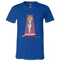 Wo Nurse Superpower Gift V-Neck T-Shirt