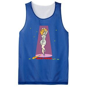 Wo Nurse Superpower Gift Mesh Reversible Basketball Jersey Tank