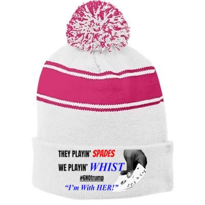 Whist No Trump Premium Stripe Pom Pom Beanie