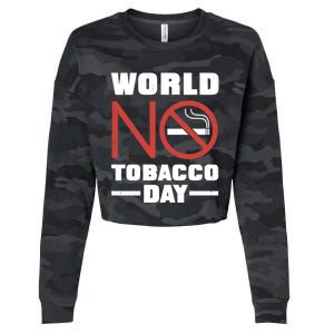 World No Tobacco Day: No Smoking Cool Gift Cropped Pullover Crew