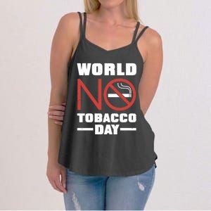 World No Tobacco Day: No Smoking Cool Gift Women's Strappy Tank