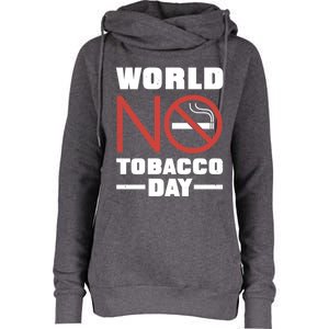 World No Tobacco Day: No Smoking Cool Gift Womens Funnel Neck Pullover Hood