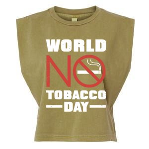 World No Tobacco Day: No Smoking Cool Gift Garment-Dyed Women's Muscle Tee