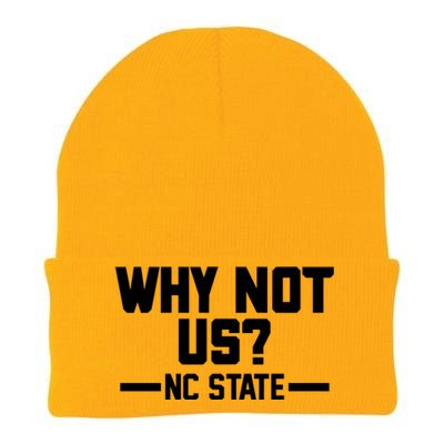 Why Not Us Nc State Sports Fan Knit Cap Winter Beanie