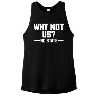 Why Not Us Nc State Sports Fan Ladies PosiCharge Tri-Blend Wicking Tank