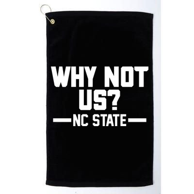 Why Not Us Nc State Sports Fan Golf Towel
