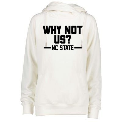 Why Not Us Nc State Sports Fan Womens Funnel Neck Pullover Hood