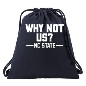 Why Not Us Nc State Sports Fan Drawstring Bag