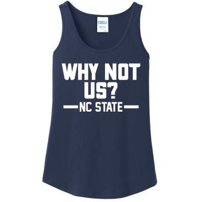 Why Not Us Nc State Sports Fan Ladies Essential Tank