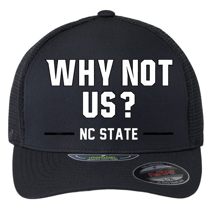 Why Not Us Nc State Flexfit Unipanel Trucker Cap