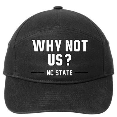 Why Not Us Nc State 7-Panel Snapback Hat