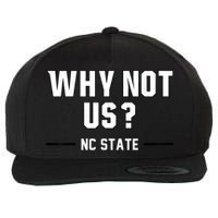 Why Not Us Nc State Wool Snapback Cap