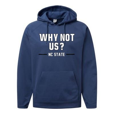 Why Not Us Nc State Performance Fleece Hoodie