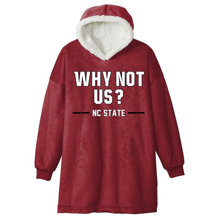 Why Not Us Nc State Hooded Wearable Blanket