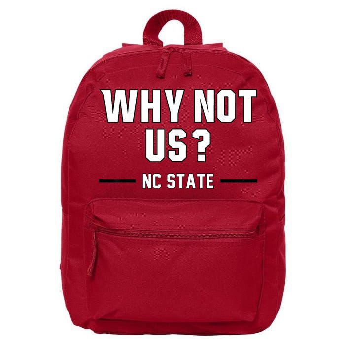 Why Not Us Nc State 16 in Basic Backpack
