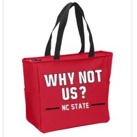 Why Not Us Nc State Zip Tote Bag