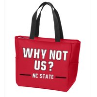 Why Not Us Nc State Zip Tote Bag